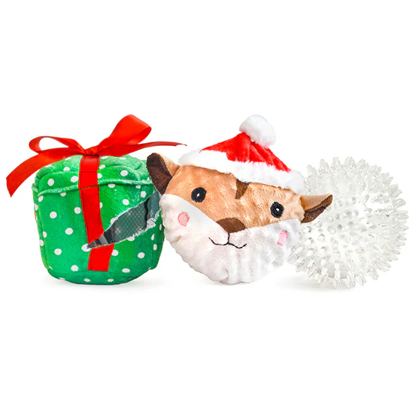 Squirrel in a Present Prickle Ball 5