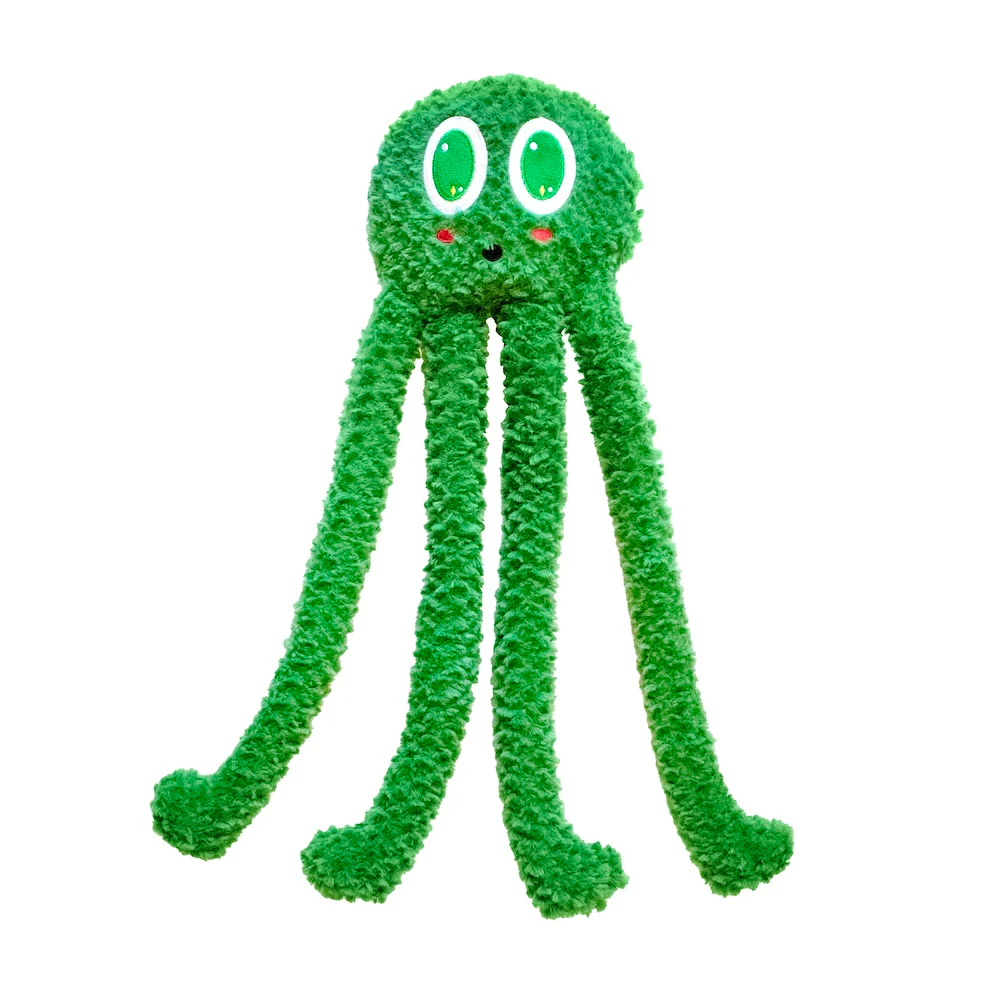 Spooky Green Octopus 24