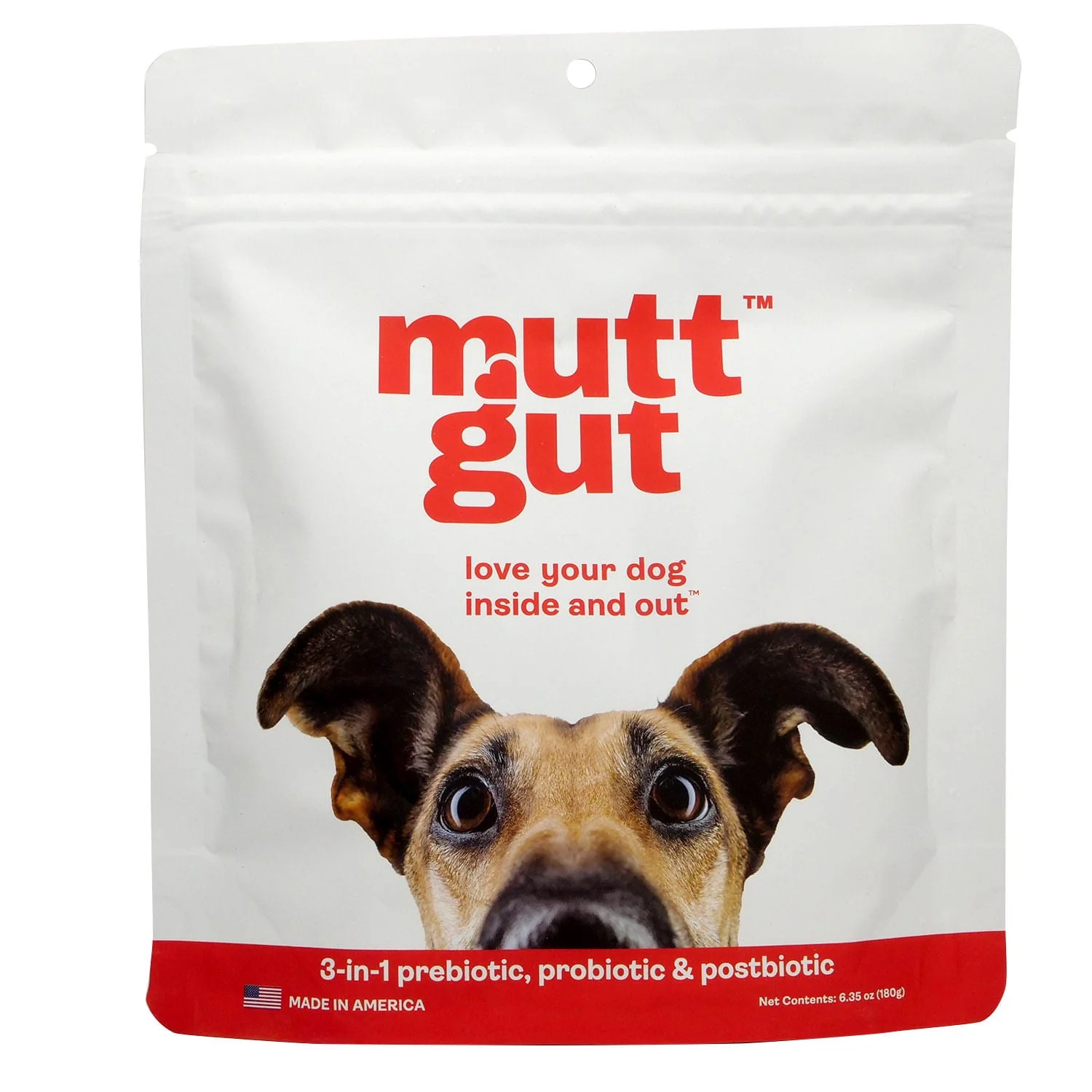 Mutt Gut 3-in-1 Pre + Pro + Postbiotic Supplement for Dogs - Pet's Shop