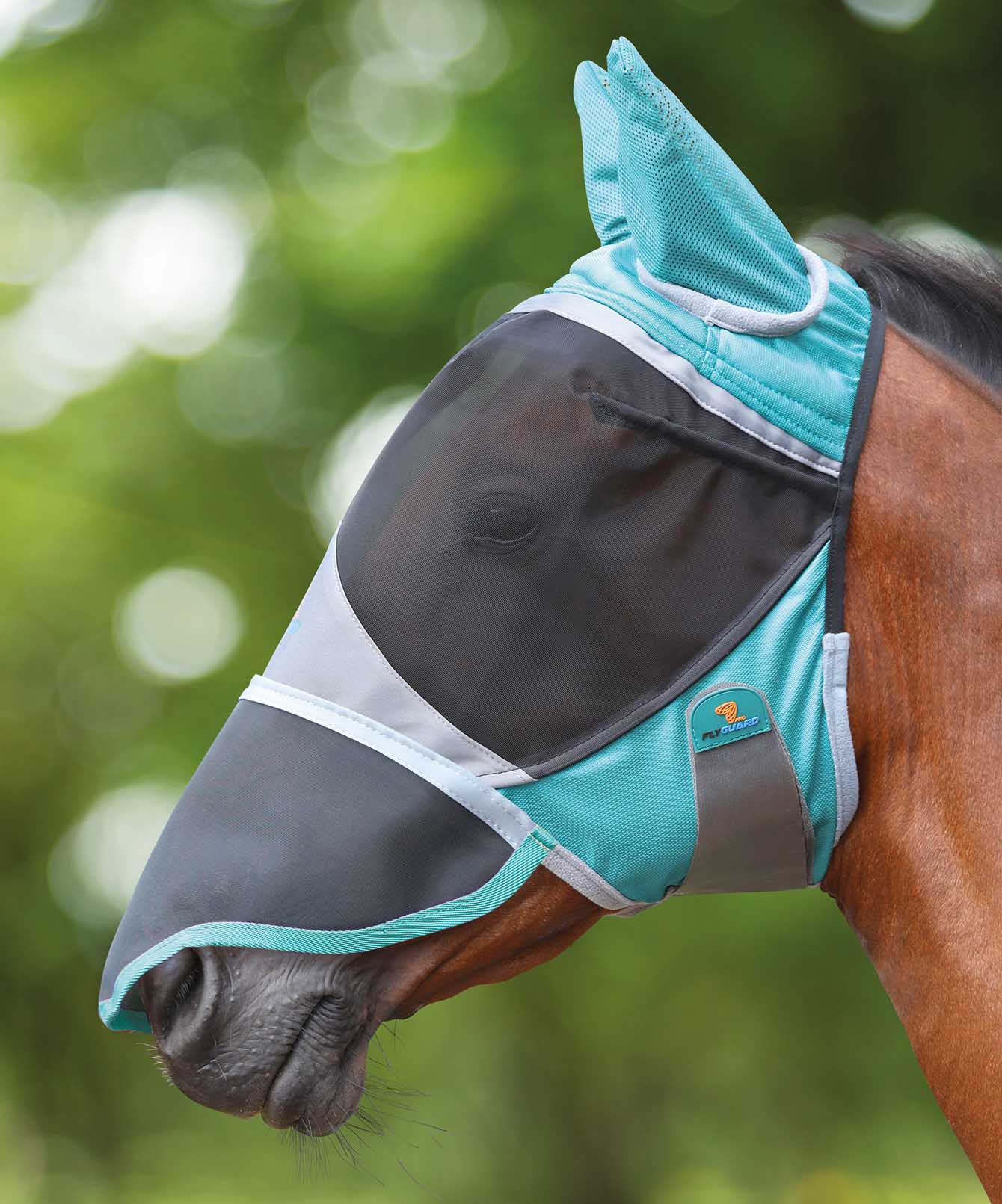 Shires Deluxe Fly Mask with Ears & Nose - Pet's Shop
