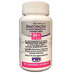 Rx Reconcile (fluoxetine hydrochloride) Chewable Tabs for Dogs - Pet's Shop