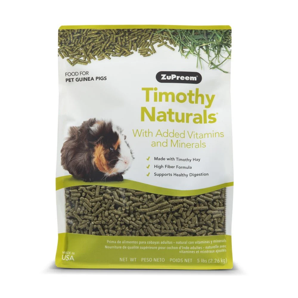Timothy Naturals Guinea Pig Food, 5 lb - Pet's Shop