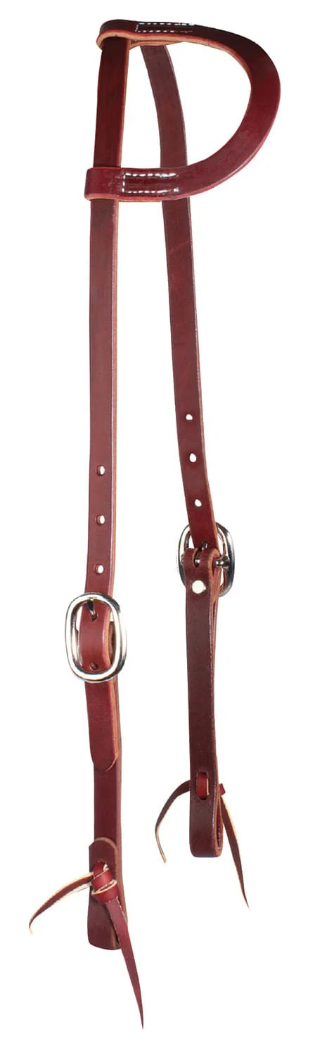 Professional's Choice Trainers One-Ear Horse Headstall, Burgundy - Pet's Shop