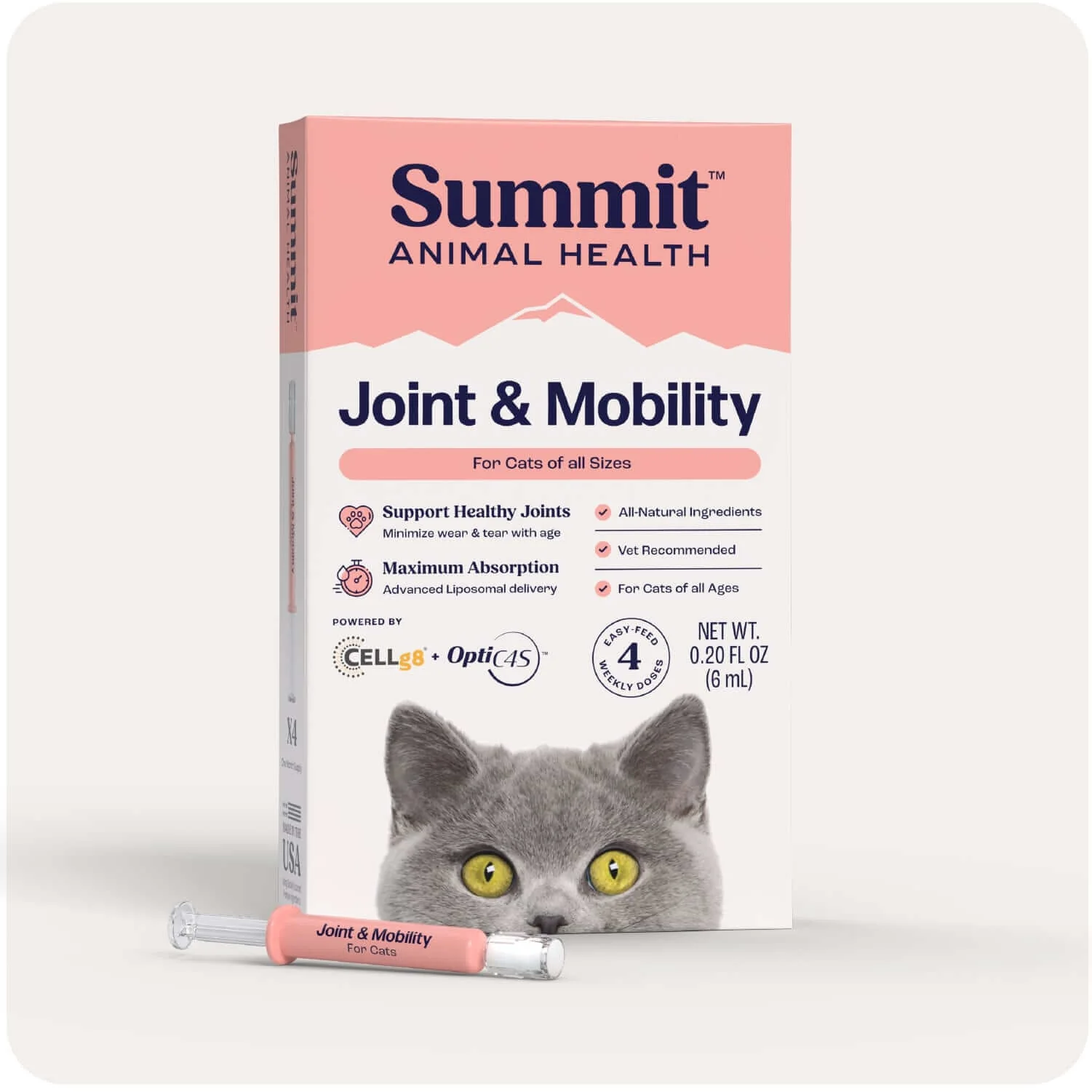 Summit Animal Health - Joint & Mobility Liquid for Cats, 6ml - Pet's Shop