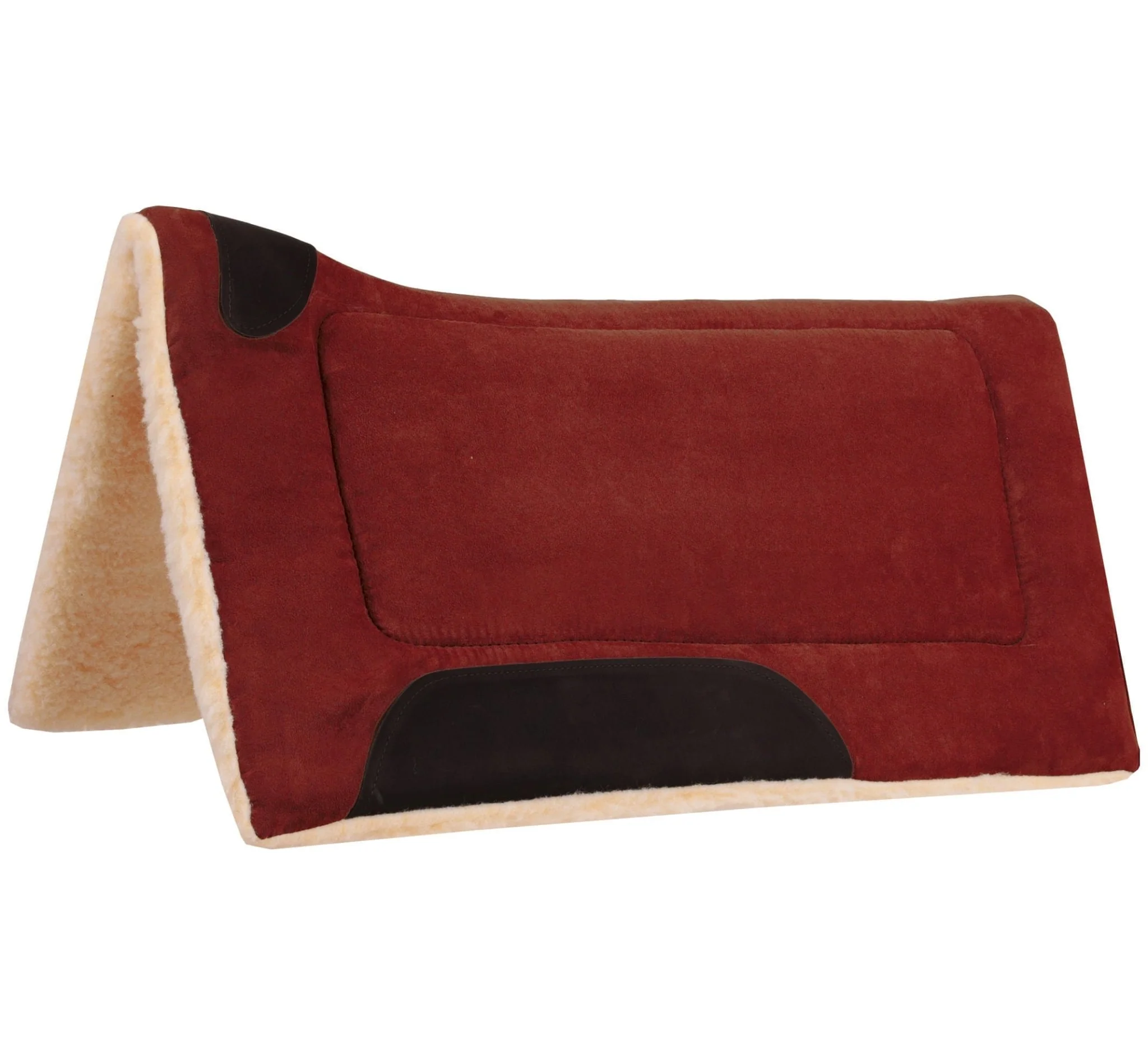 Mustang Faux Suede Contoured Saddle Pad - Pet's Shop