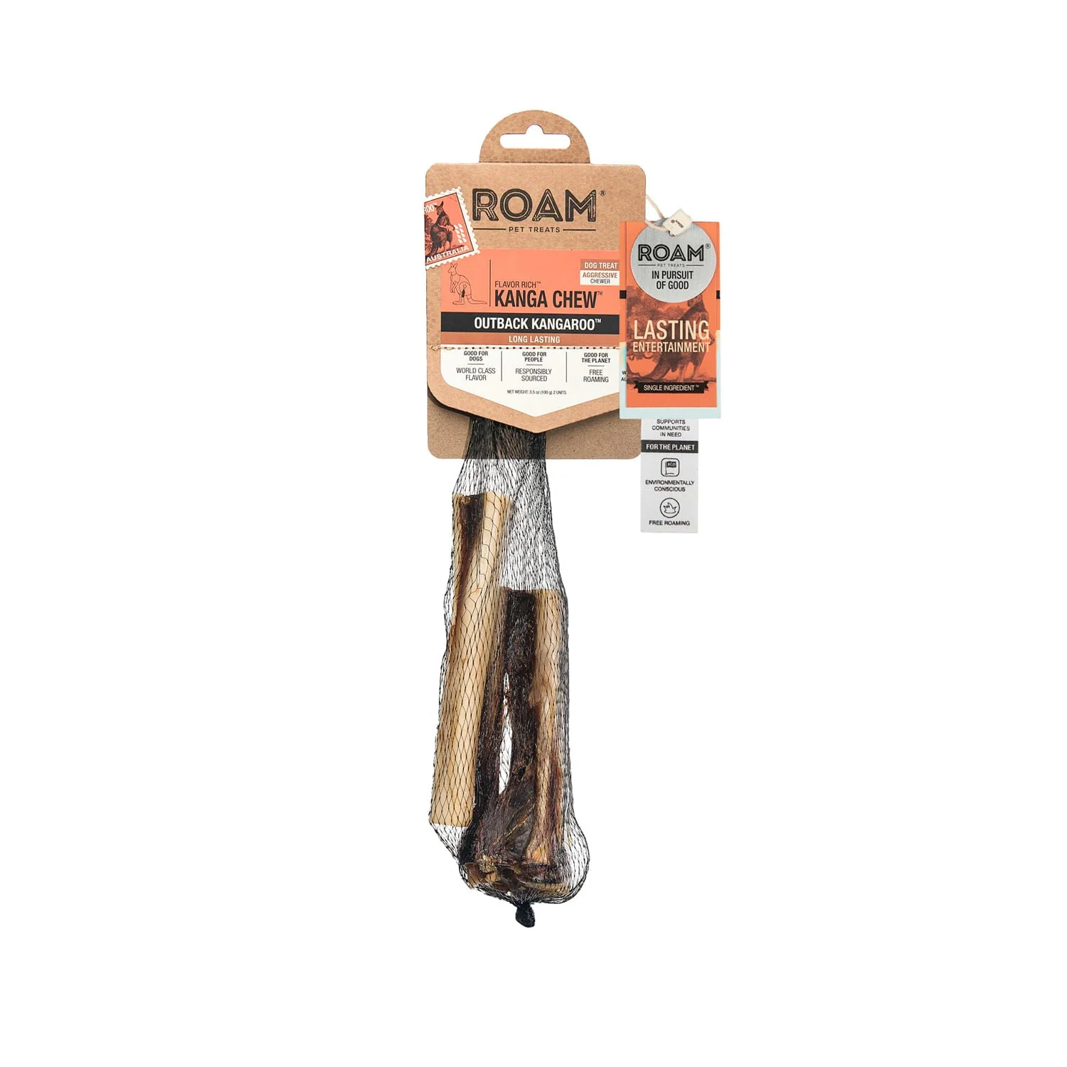 Roam Dog Treats Kanga Chew Kangaroo Knuckle Shin - Pet's Shop