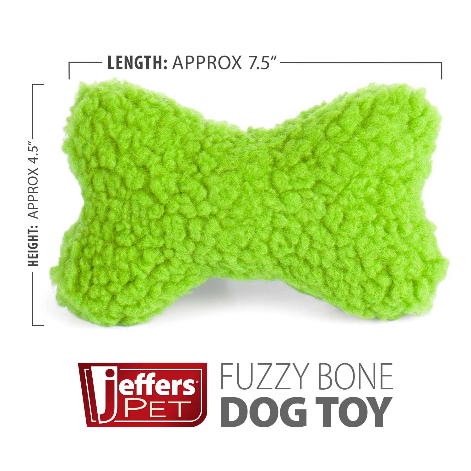 Fuzzy Shapes Dog Toys with Squeakers, Assorted Colors - Pet's Shop