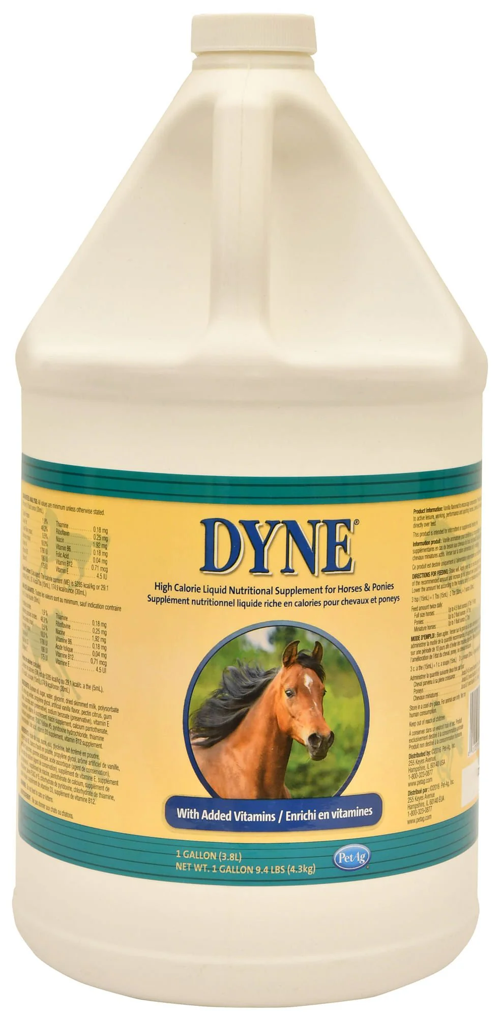 Dyne High Calorie Liquid for Horses, Gallon - Pet's Shop