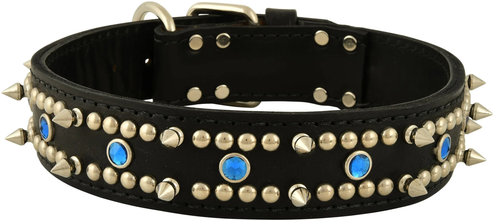 Latigo Protector Spiked, Studded & Jeweled Collar - Pet's Shop