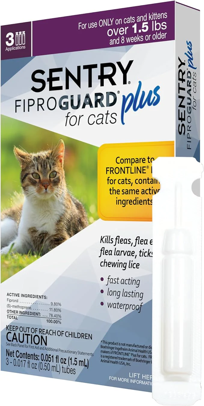Sentry Fiproguard Plus for Cats - Pet's Shop
