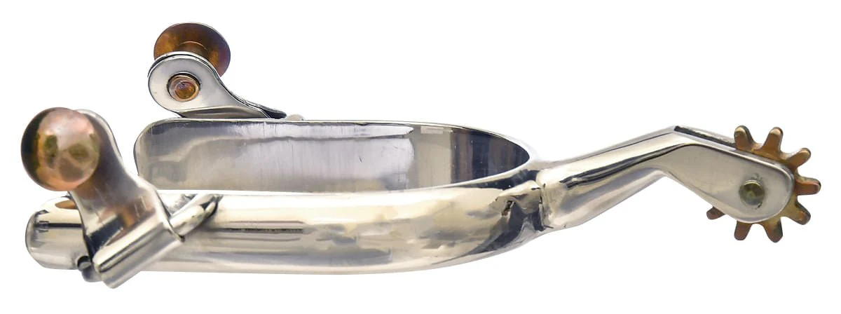 All-Around Stainless Steel 10 Point Spurs, Pairs - Pet's Shop