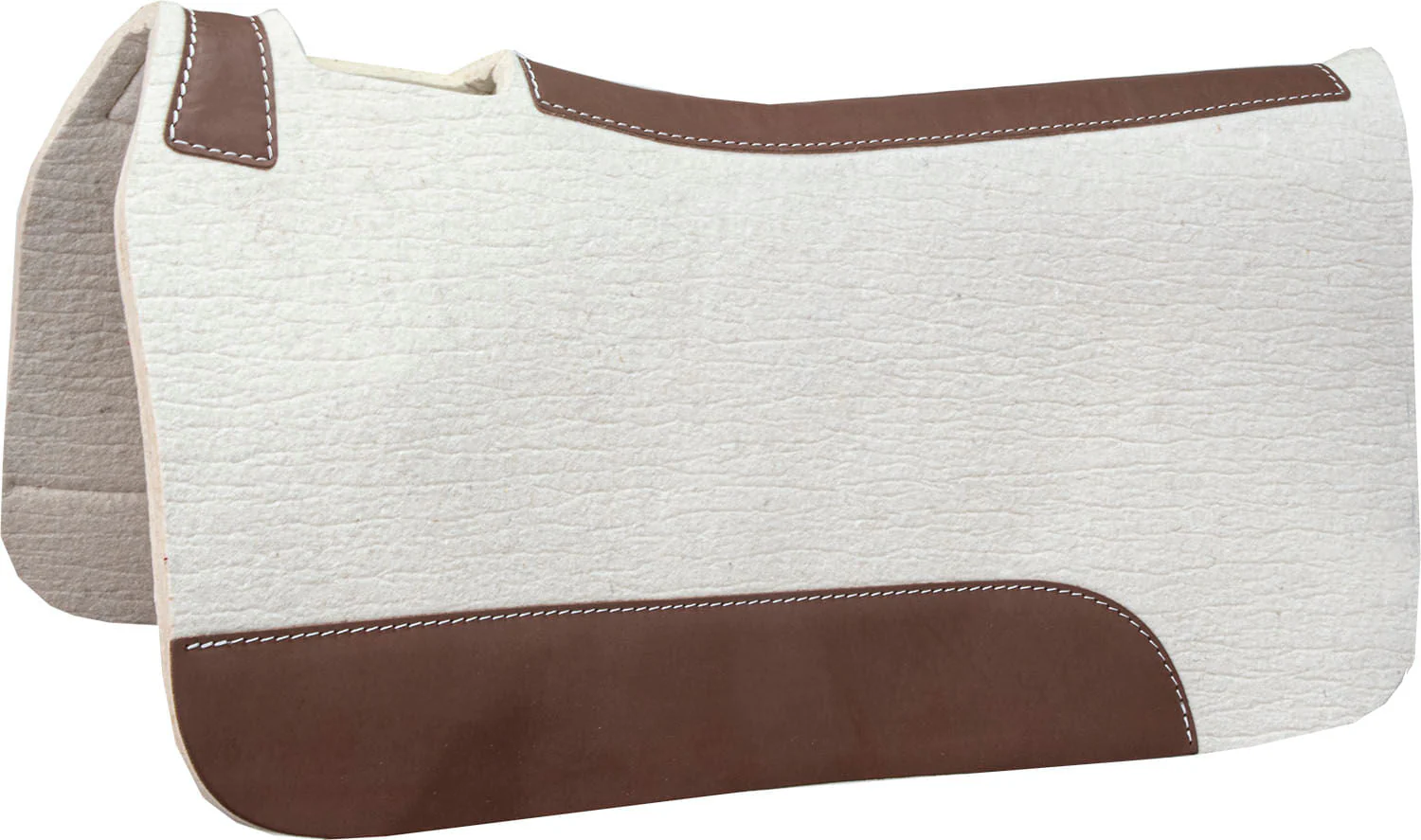 Blue Horse Pressed Wool Contoured Saddle Pad - Pet's Shop