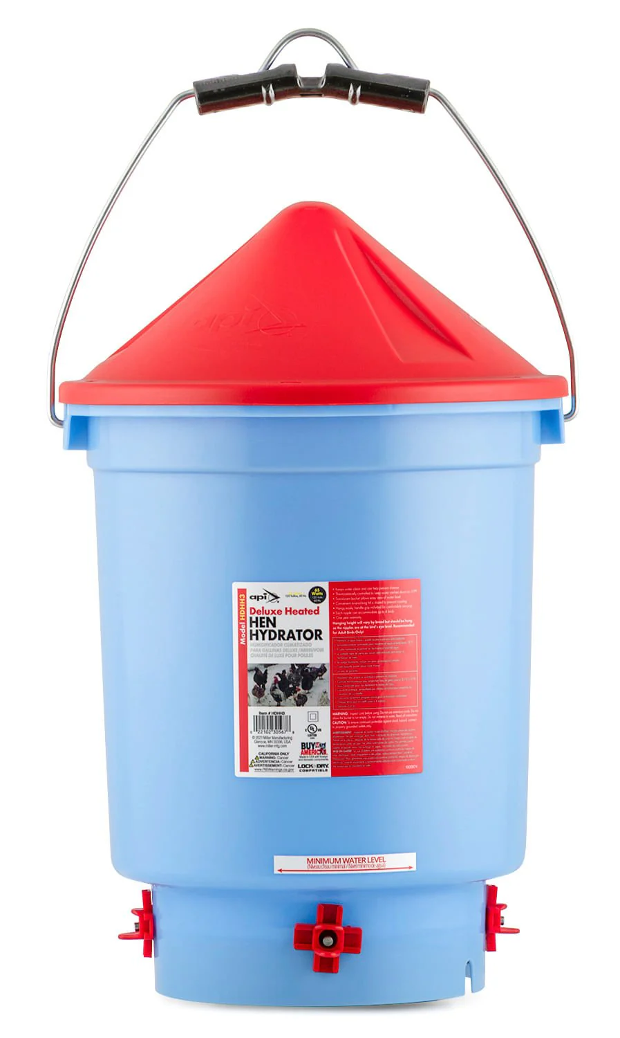 Little Giant Heated Deluxe Hen Hydrator, 3 gal - Pet's Shop