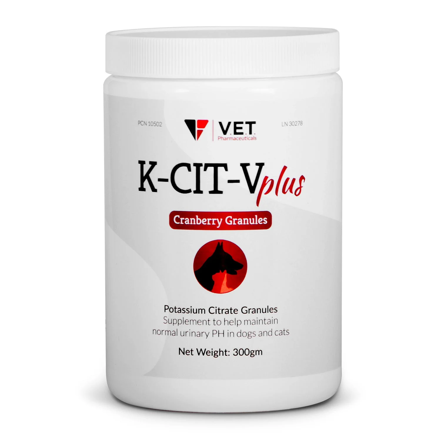 K-CIT-V Plus Cranberry 300 gm Granules for Dogs and Cats - Pet's Shop