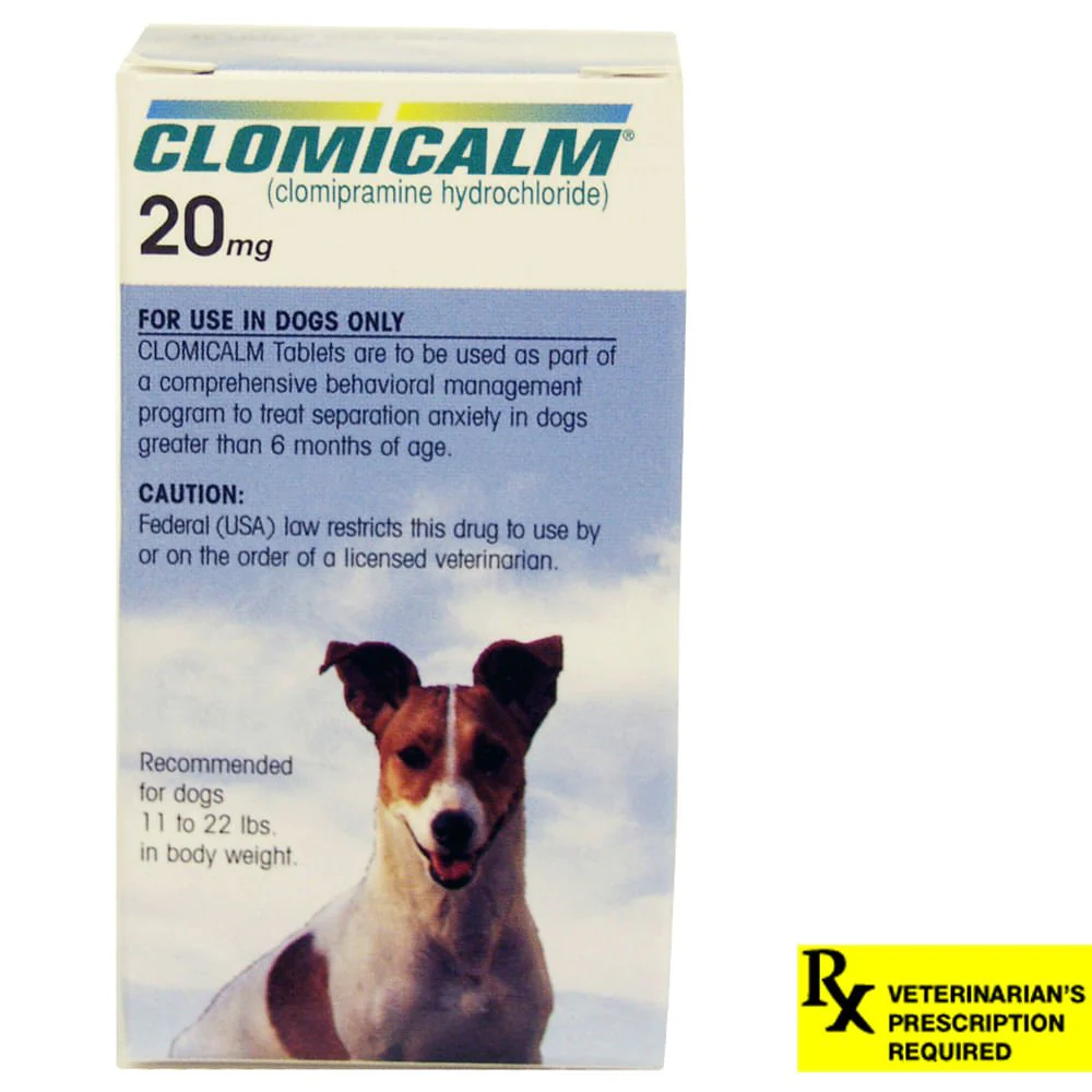 Rx Clomicalm (Clomipramine HCl) Tablets for Dogs - Pet's Shop