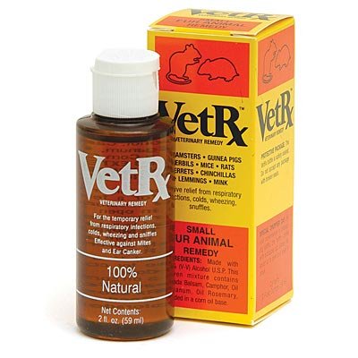 VetRx Respiratory Relief for Small (Furry) Animals, 2 oz - Pet's Shop