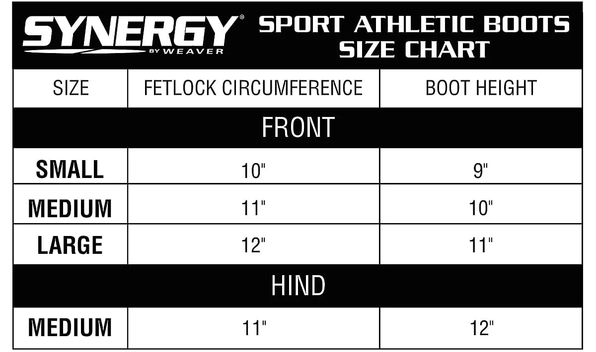 Synergy Sport Athletic Horse Sport Boots, Pair - Pet's Shop