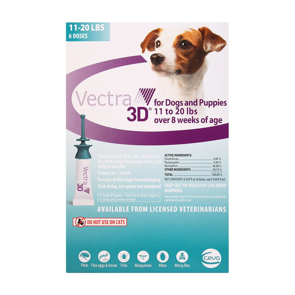 Vectra 3D Flea & Tick Spot Treatment for Dogs - Pet's Shop