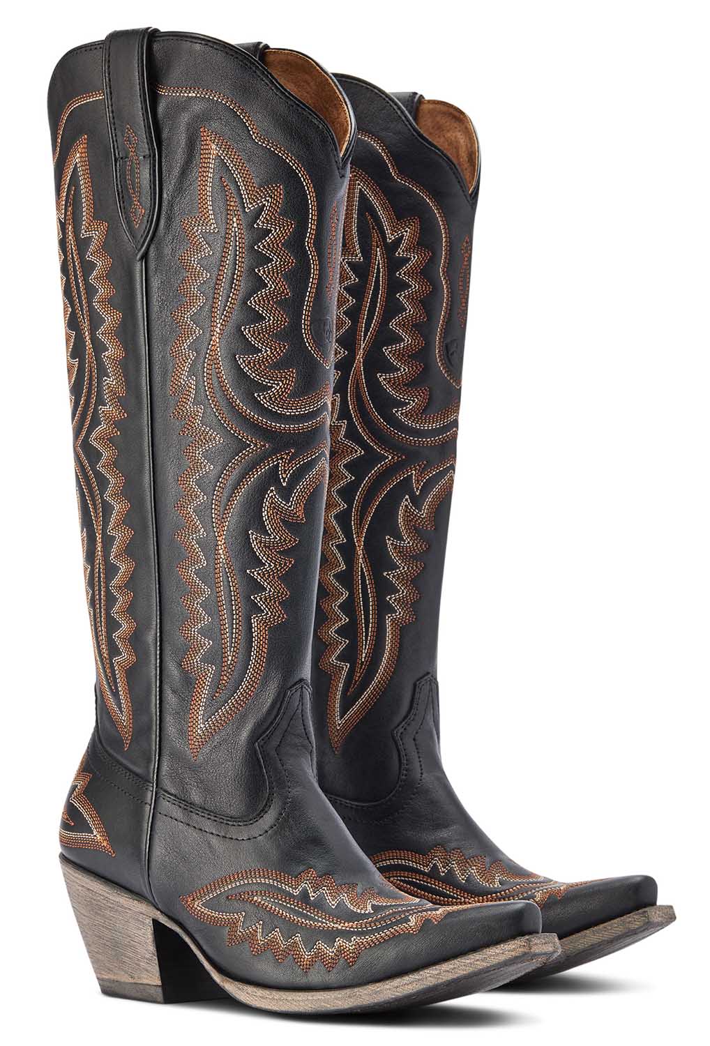 Ariat Women's Casanova Western Boot, Brooklyn Black - Pet's Shop