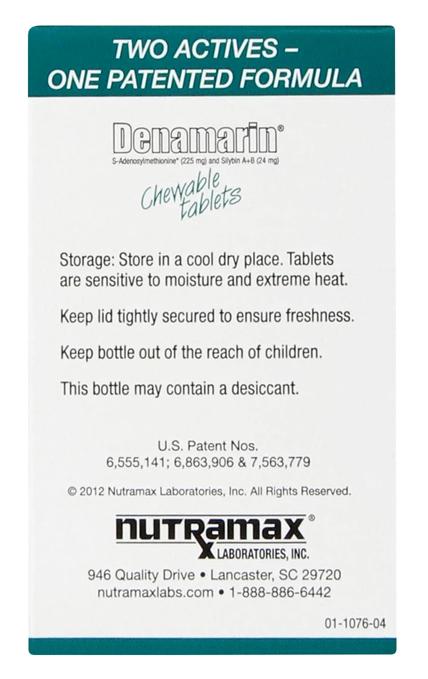 Nutramax Denamarin Liver Health, Chewable Tablets - Pet's Shop