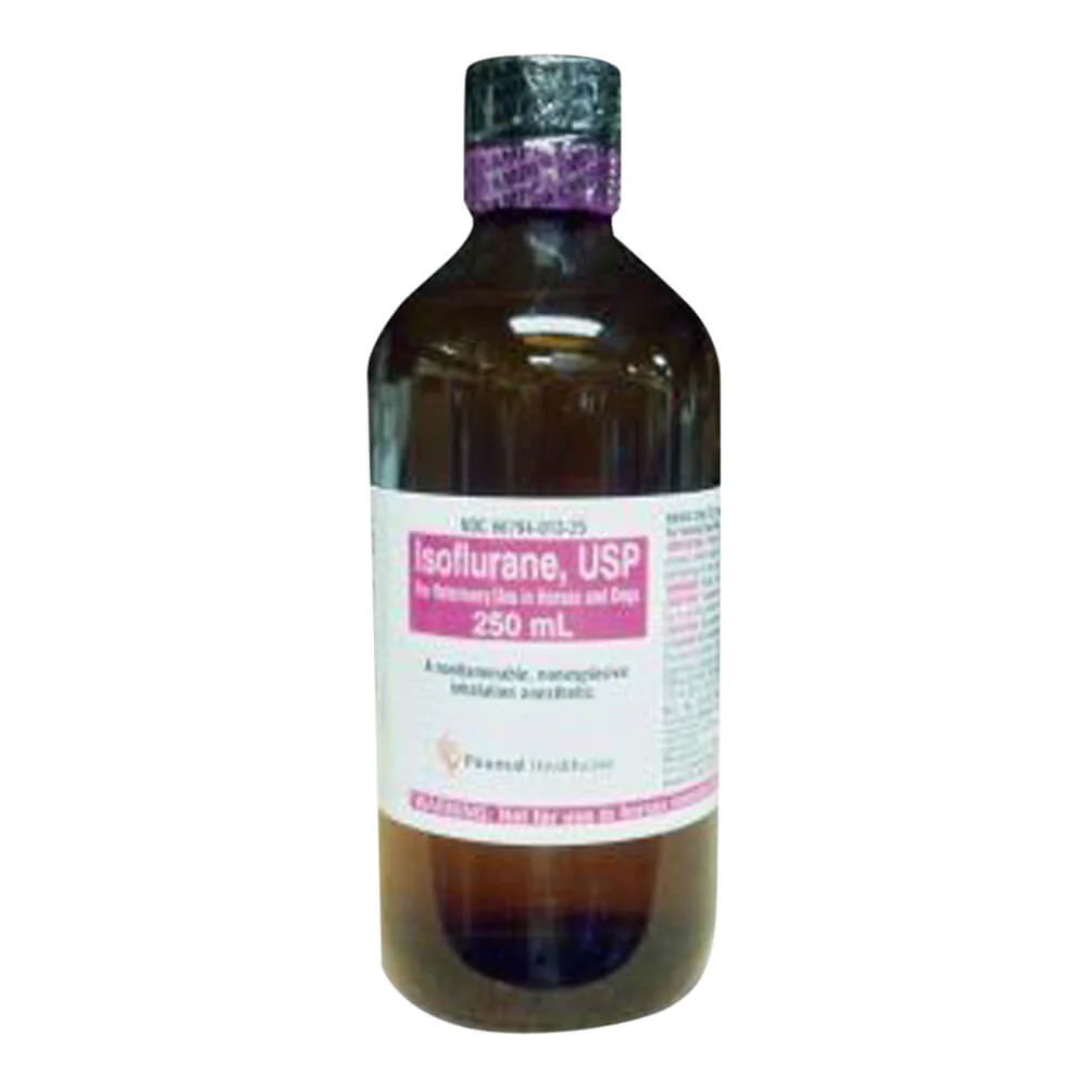Rx Isoflurane (Generic) for Horses & Dogs, 250 ml - Pet's Shop