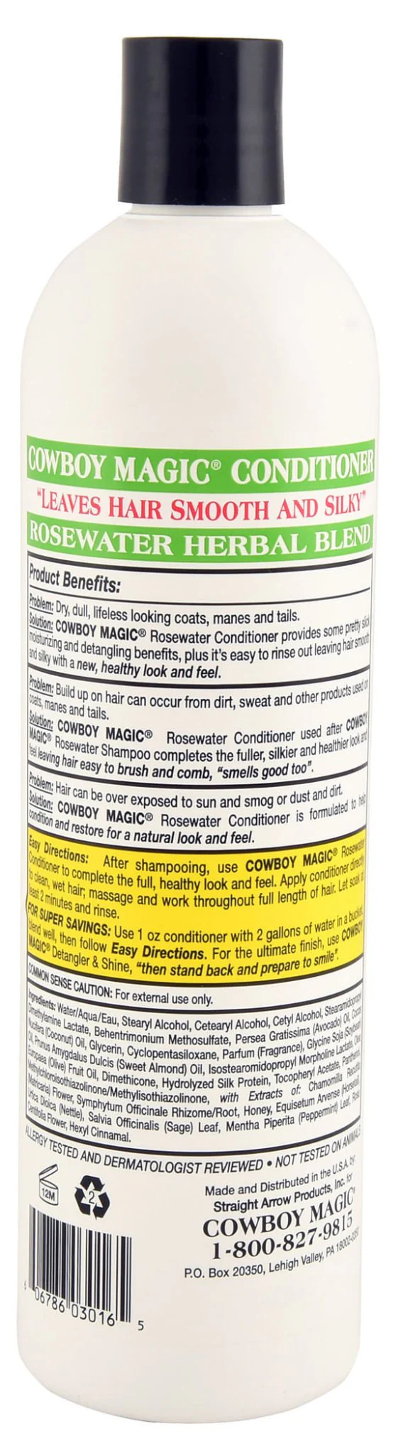 Cowboy Magic Rosewater Conditioner - Pet's Shop