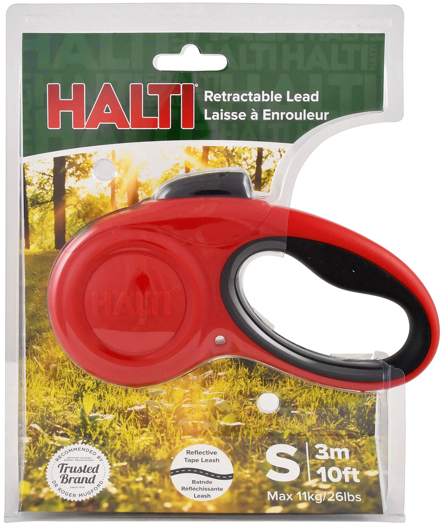 Halti Retractable Lead, Red - Pet's Shop