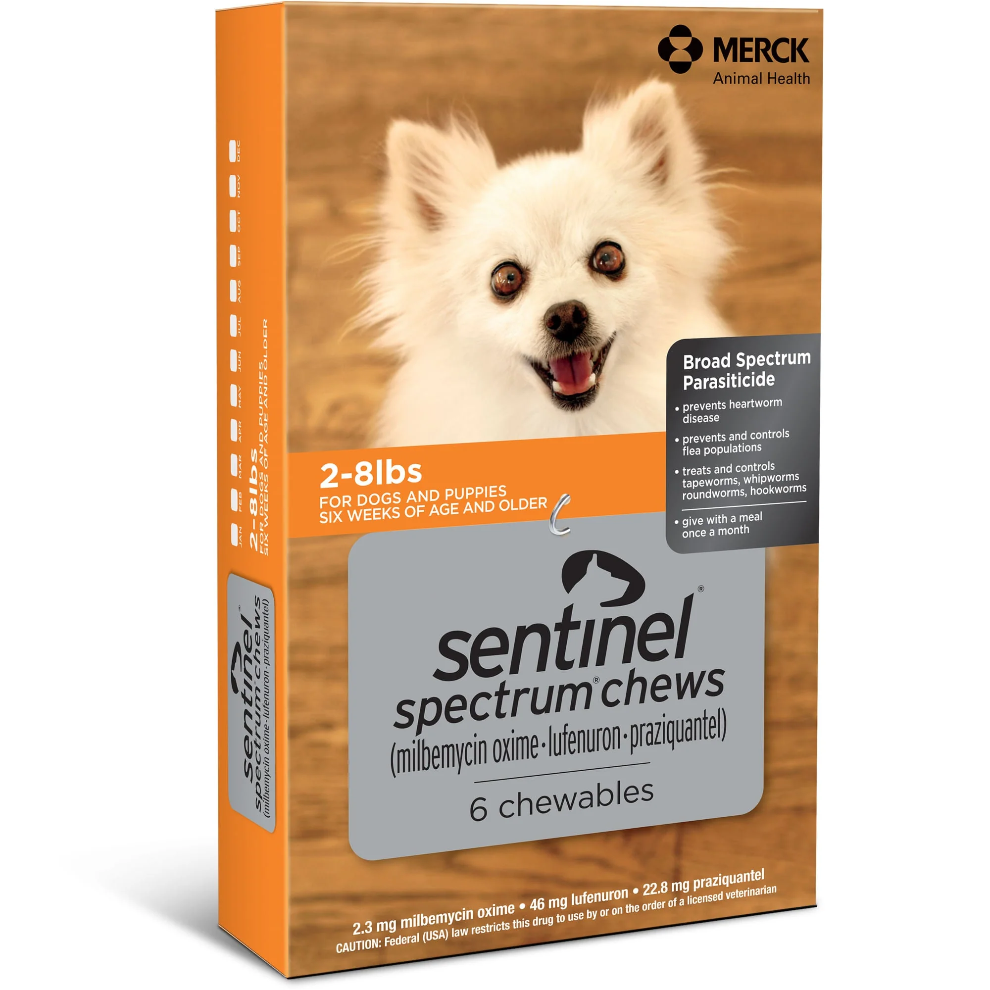Sentinel Spectrum Chews for Dogs, 6 Chews - Pet's Shop