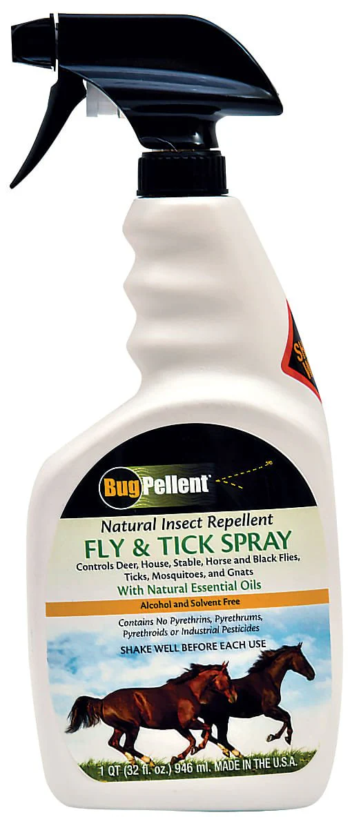 BugPellent Fly & Tick Spray, 32 oz - Pet's Shop