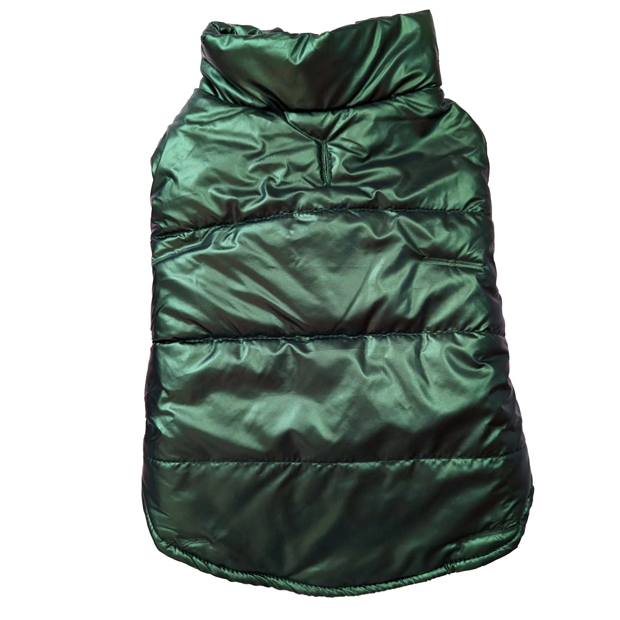 Metallic Puffy Coat - Pet's Shop