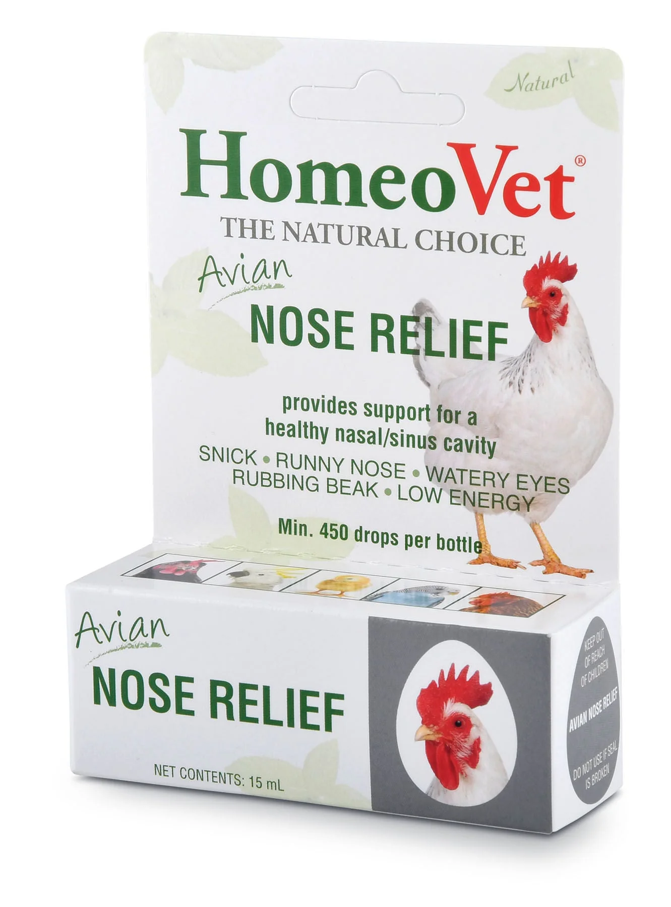 HomeoVet Avian Nose Relief, 15 mL - Pet's Shop
