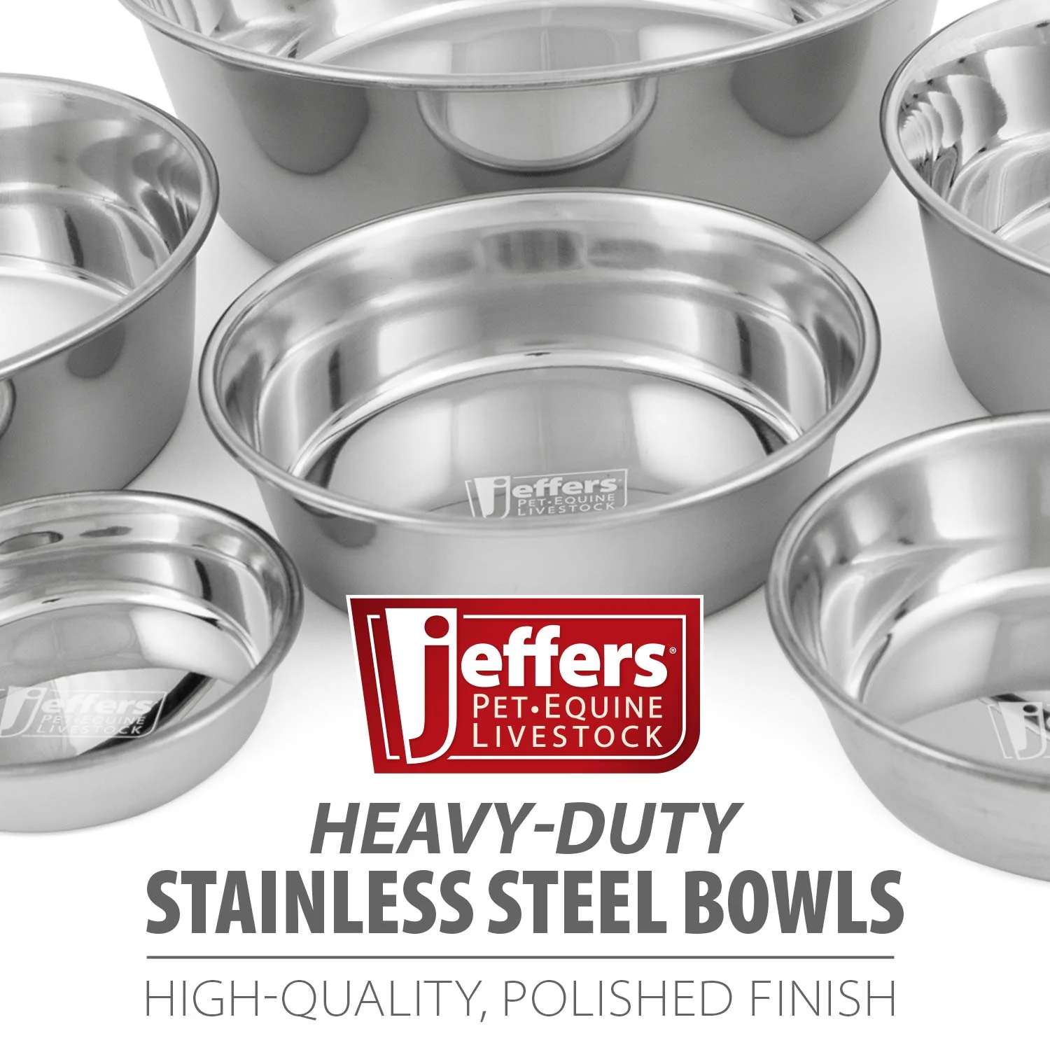 Heavy Duty Stainless Steel Food & Water Bowls for Pets - Pet's Shop