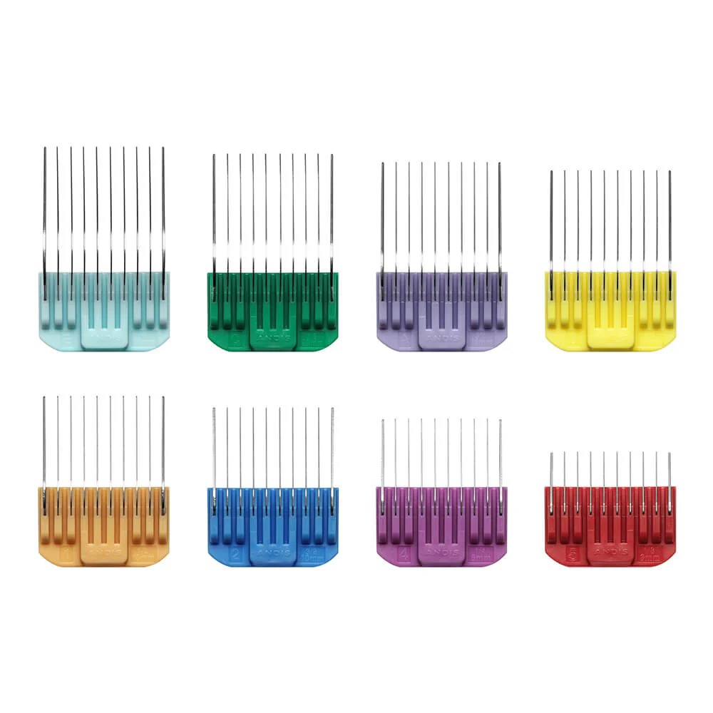 Andis Adjustable Blade Attachment Comb Set, 8pc - Pet's Shop