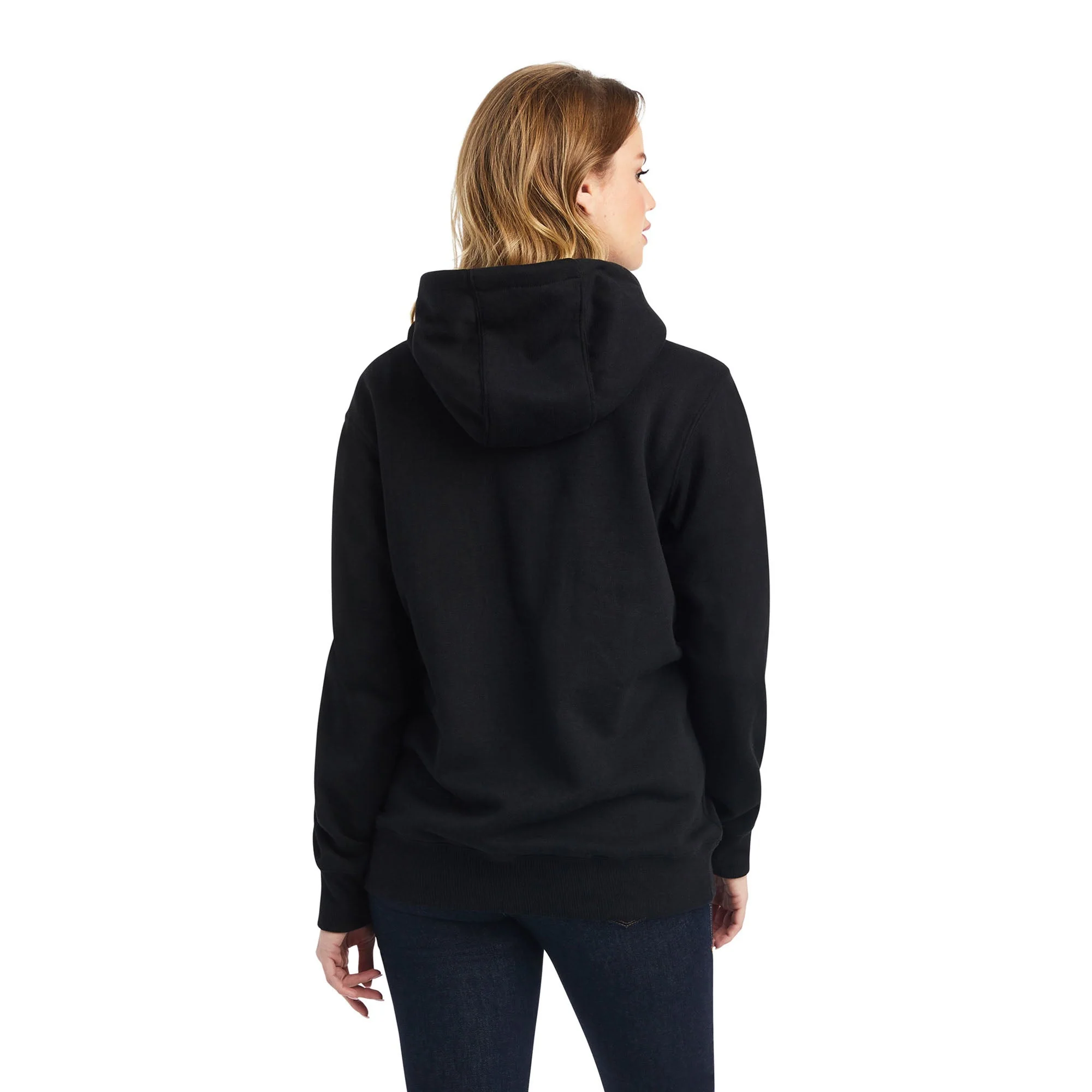 Ariat Women's Real Sequin Logo Hoodie, Black - Pet's Shop
