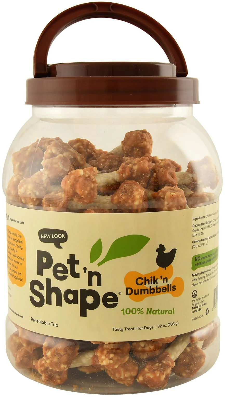 Pet 'n Shape Chik 'n Rice Dumbbells - Pet's Shop
