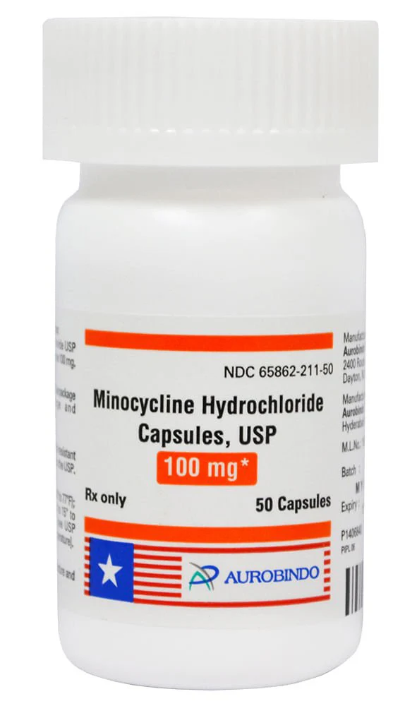 Rx Minocycline (Generic) Capsules, 100mg - Pet's Shop