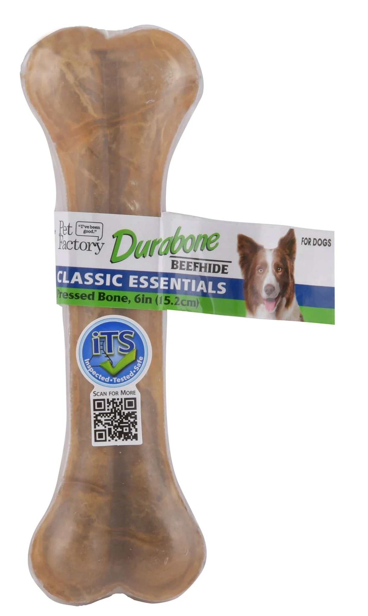 Pet Factory Natural Pressed Rawhide Bones - Pet's Shop