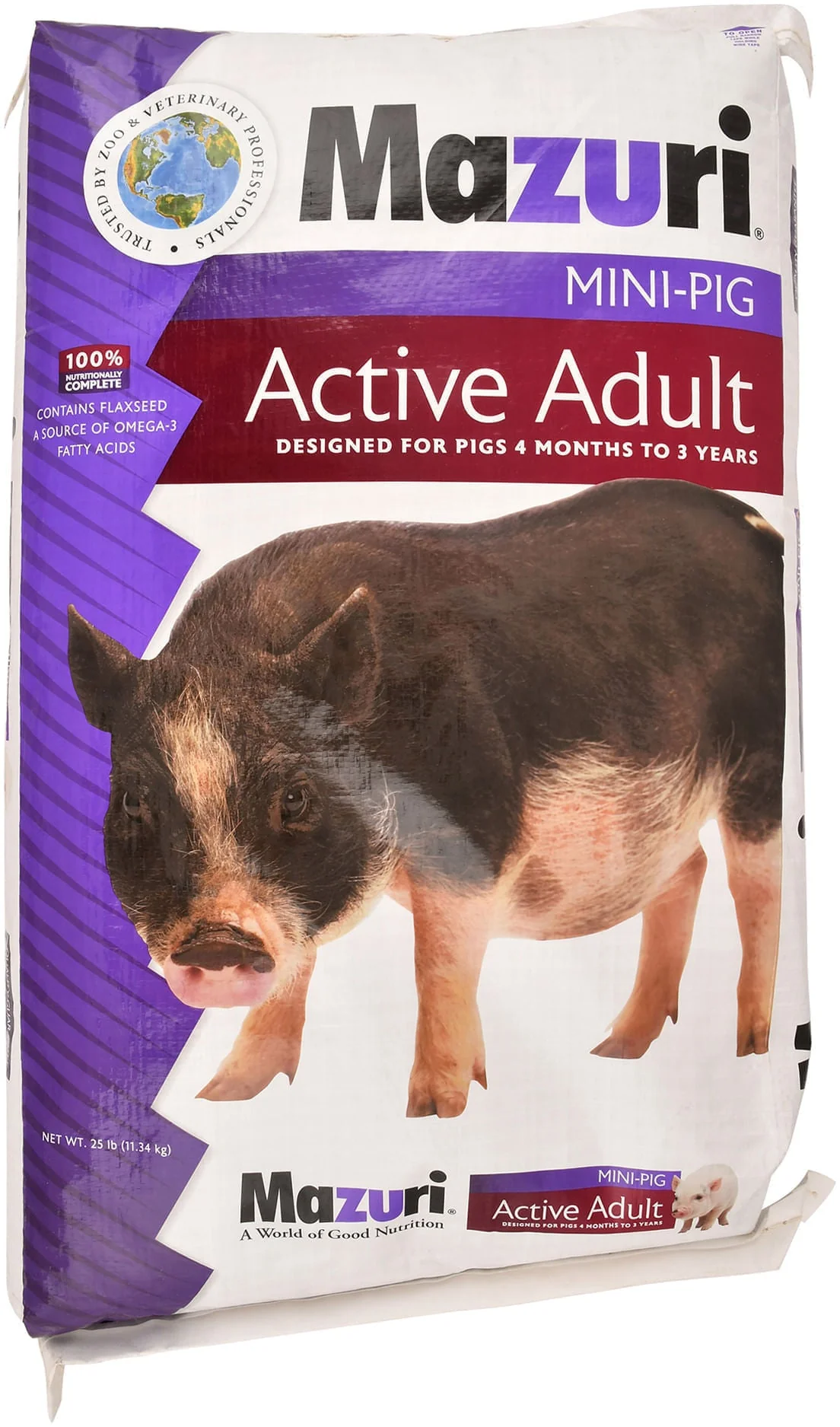 Mazuri Mini Pig, Active Adult,  25 lb - Pet's Shop