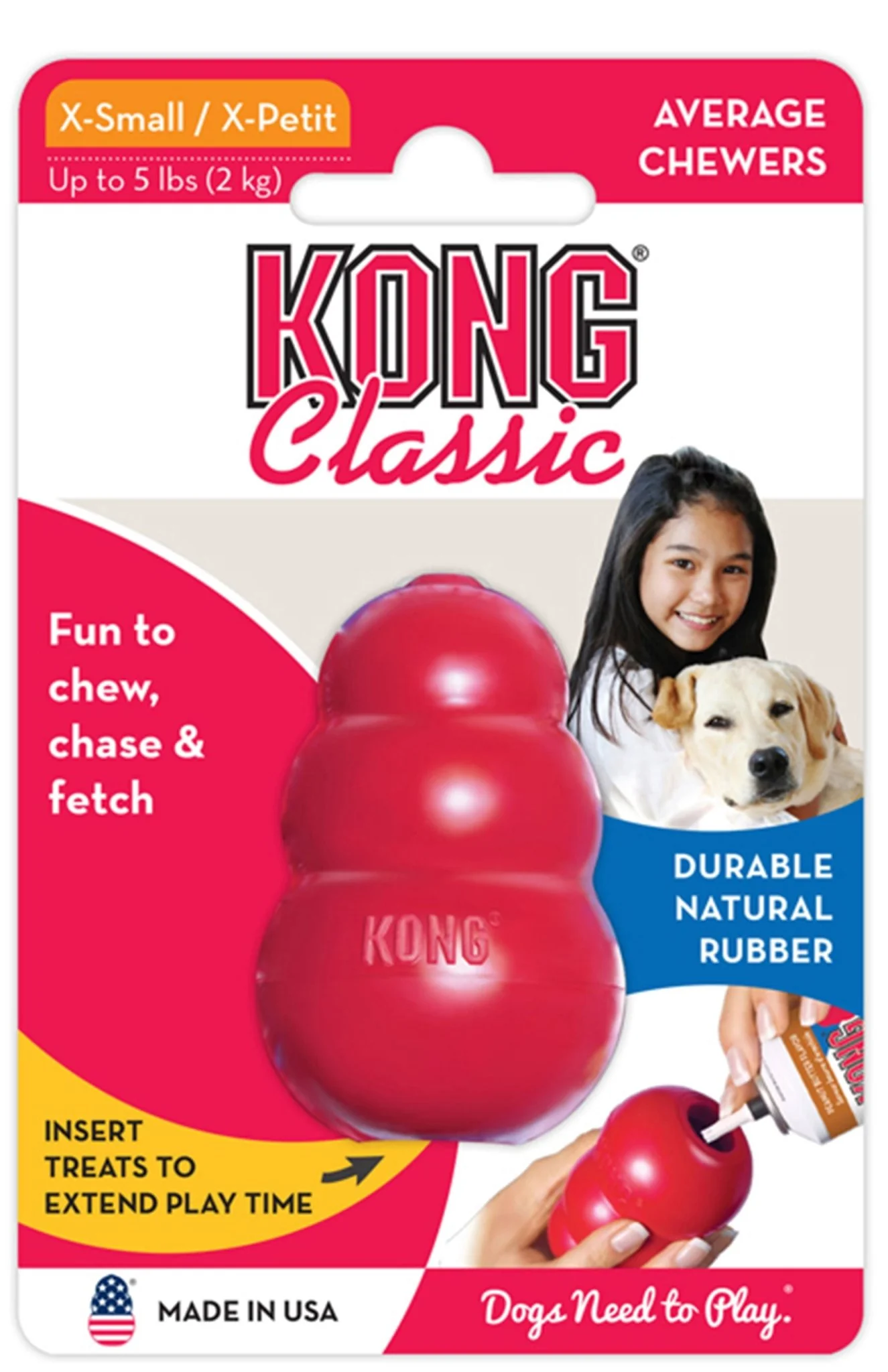 KONG Classic Dog Toy - Pet's Shop