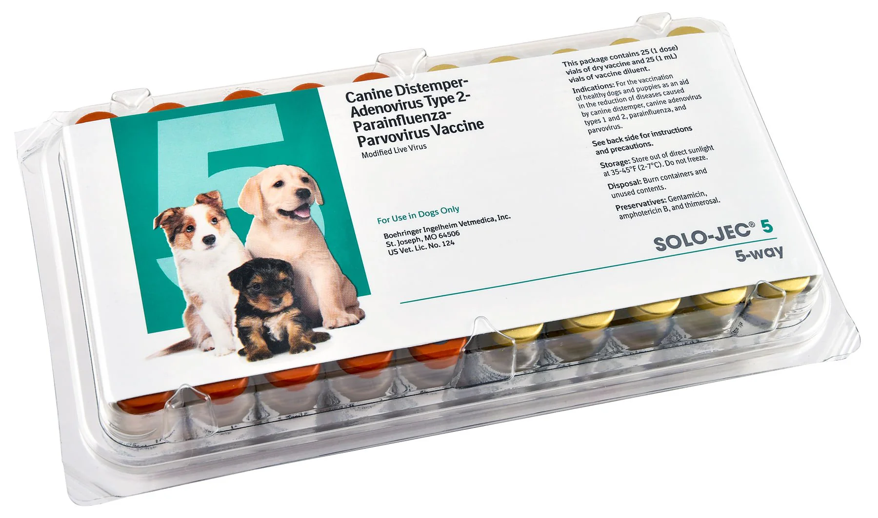 Solo-Jec 5 (5 Way Dog Vaccine) - Pet's Shop