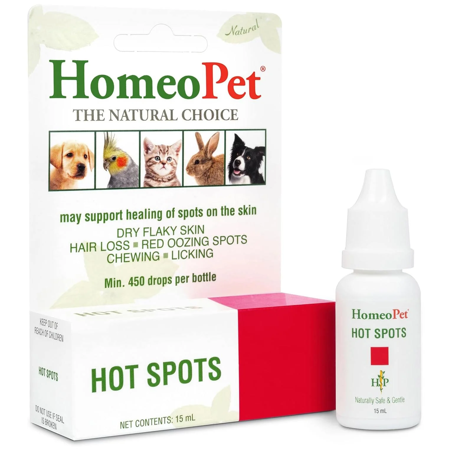 HomeoPet Hot Spots, 15 mL - Pet's Shop