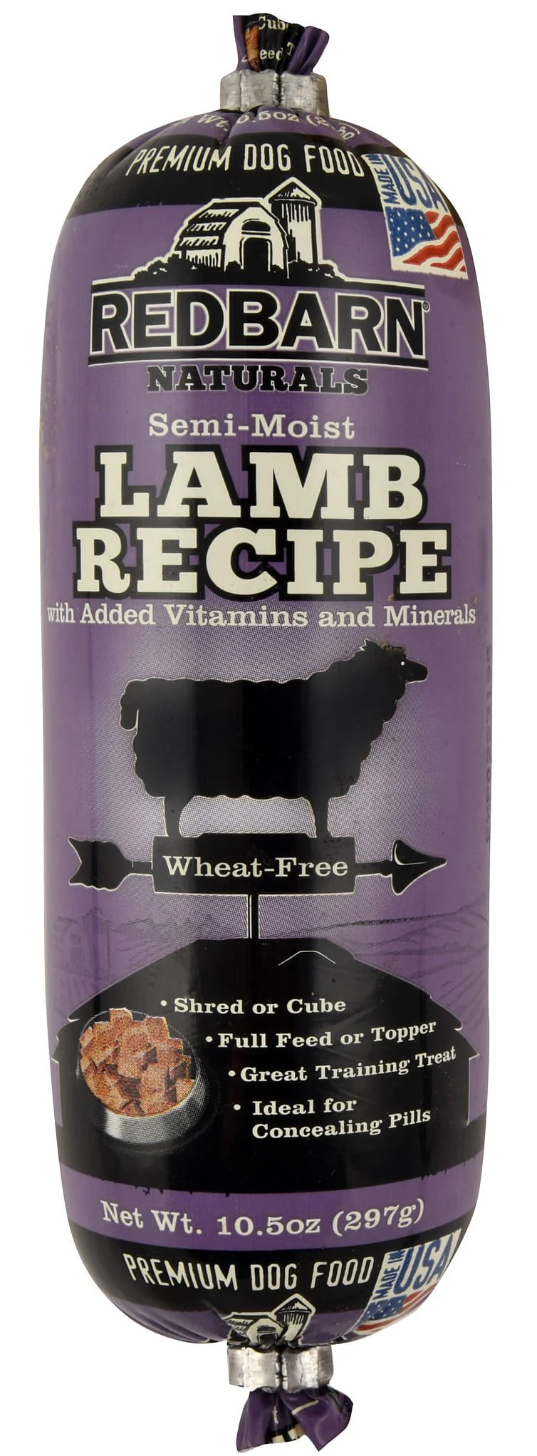 Redbarn Naturals Lamb Recipe Dog Food Roll - Pet's Shop