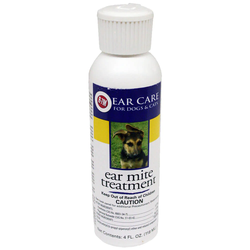 Miracle Care R-7 Ear Mite Treatment, 4 fl oz - Pet's Shop