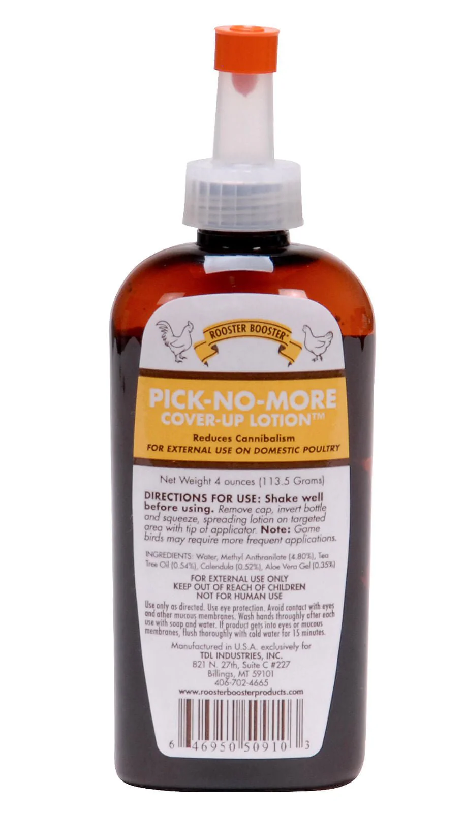 Pick-No-More Cover-Up Lotion by Rooster Booster - Pet's Shop