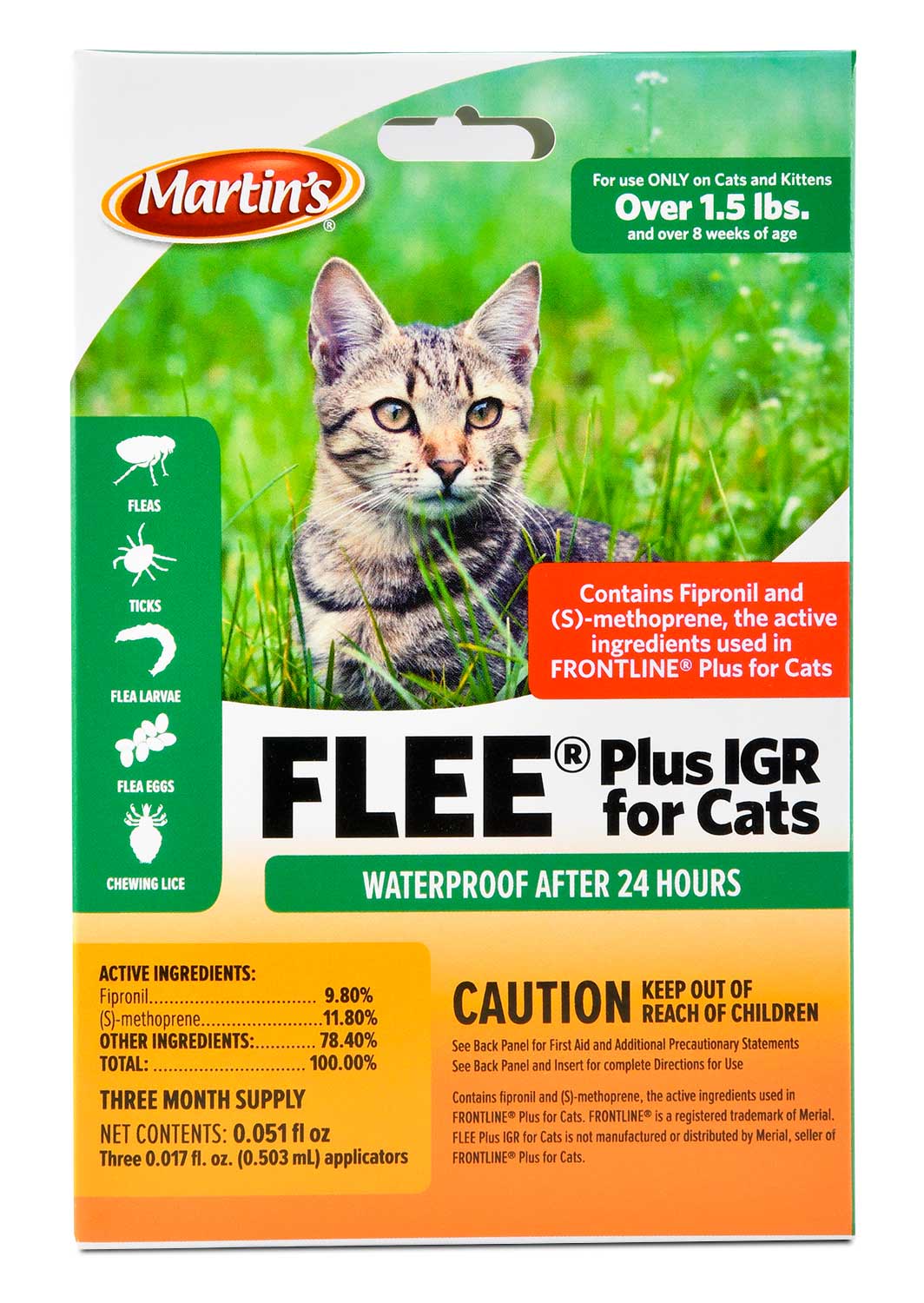 Martin's Flee Plus IGR for Cats - Pet's Shop