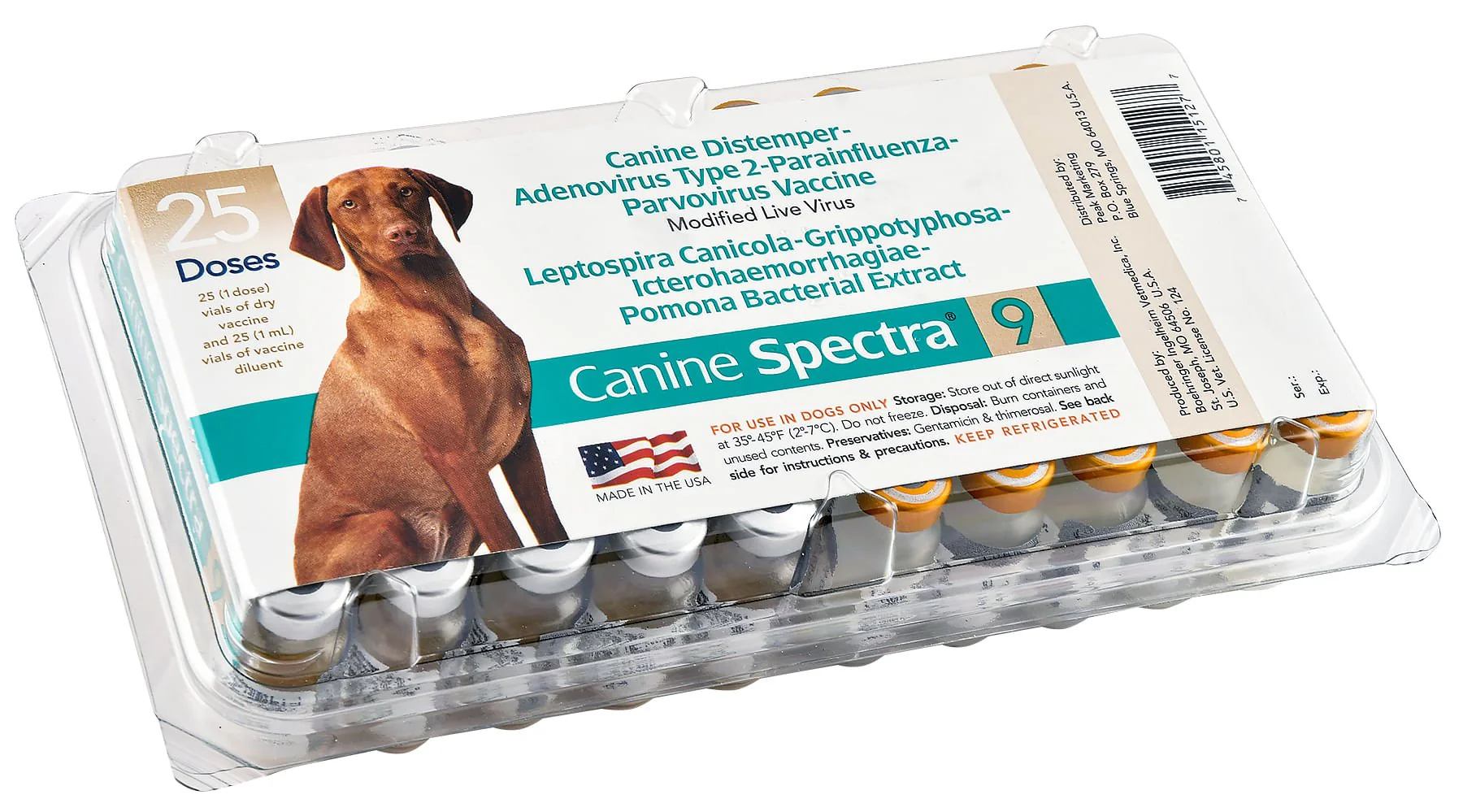 Canine Spectra 9 (9-way) Dog Vaccine - Pet's Shop