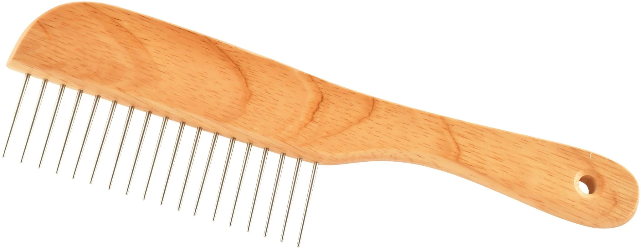 Wood Handle Poodle Comb, 8 3/4