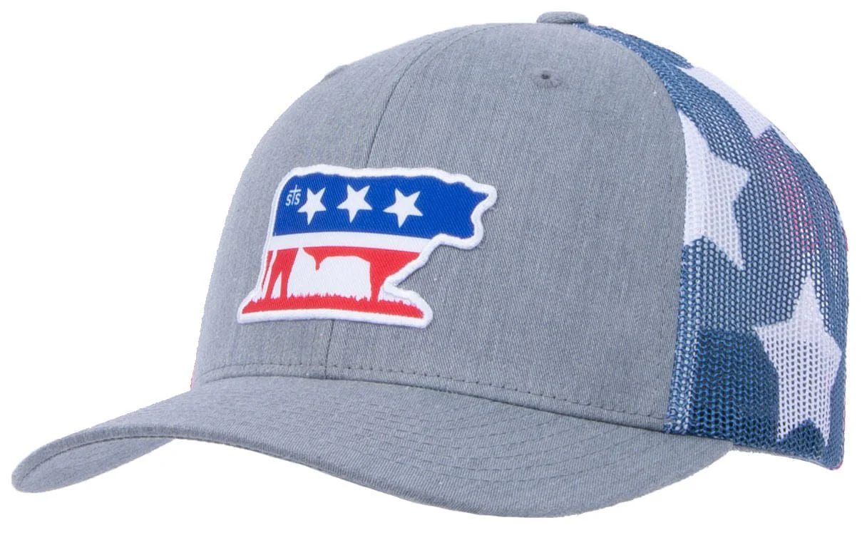 STS Patriotic Bull Hat - Pet's Shop