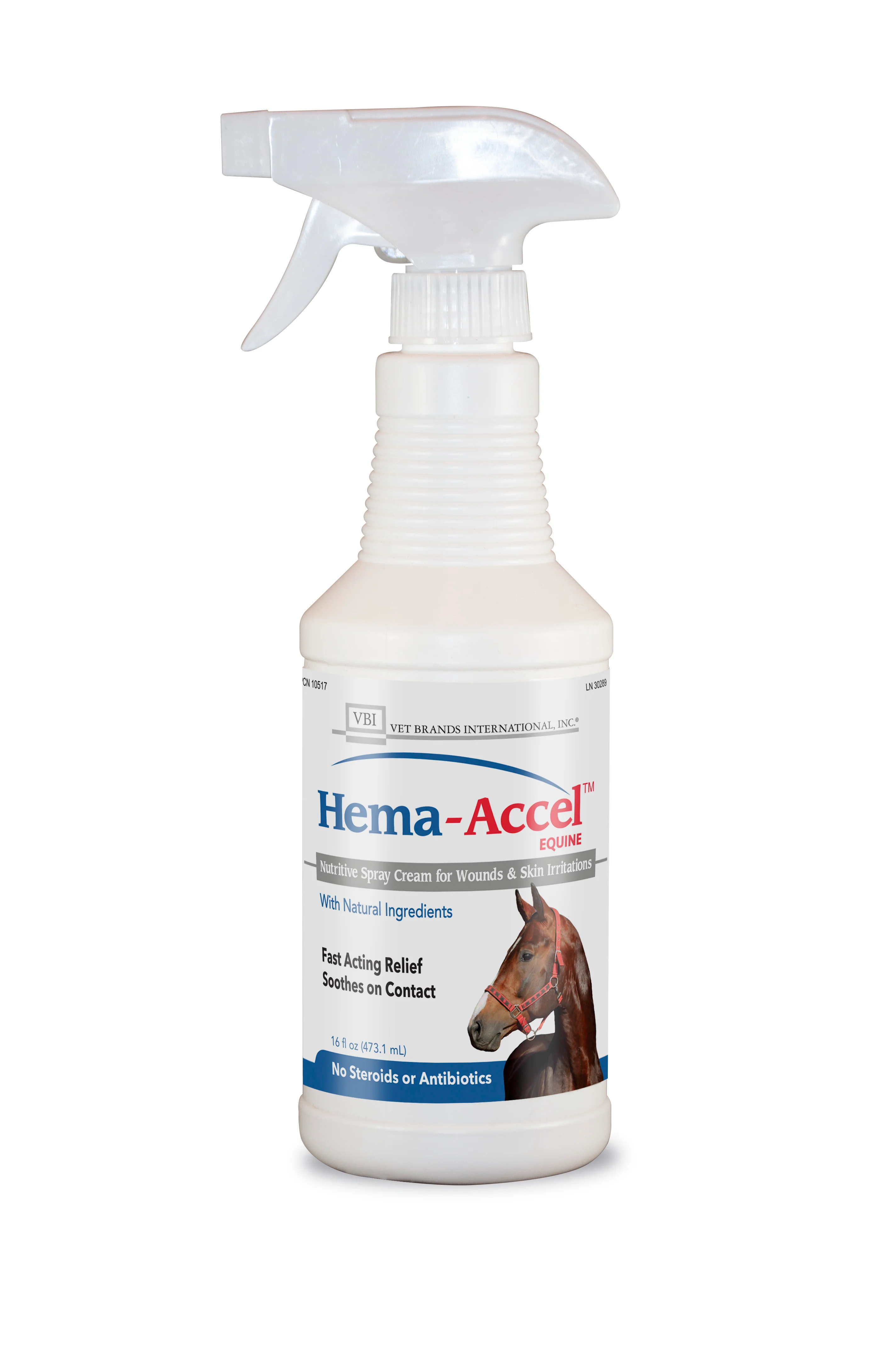 Hema-Accel Equine All Natural Wound Care Spray, 16 oz - Pet's Shop