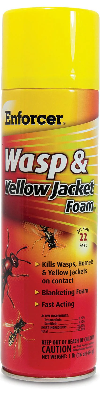 Enforcer Wasp & Yellow Jacket Foam, 16 oz - Pet's Shop